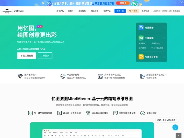 绘制精美的流程图、思维导图、信息图等 - 亿图软件官网