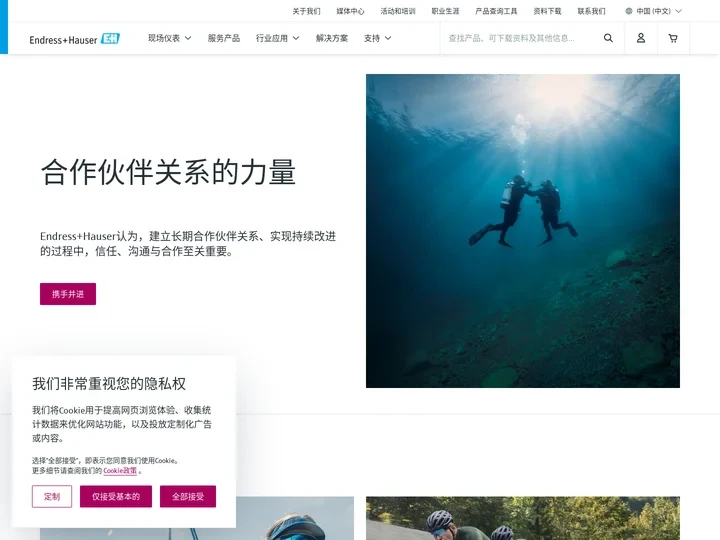 恩德斯豪斯官方网站 – 过程自动化专家 | Endress+Hauser | Endress+Hauser