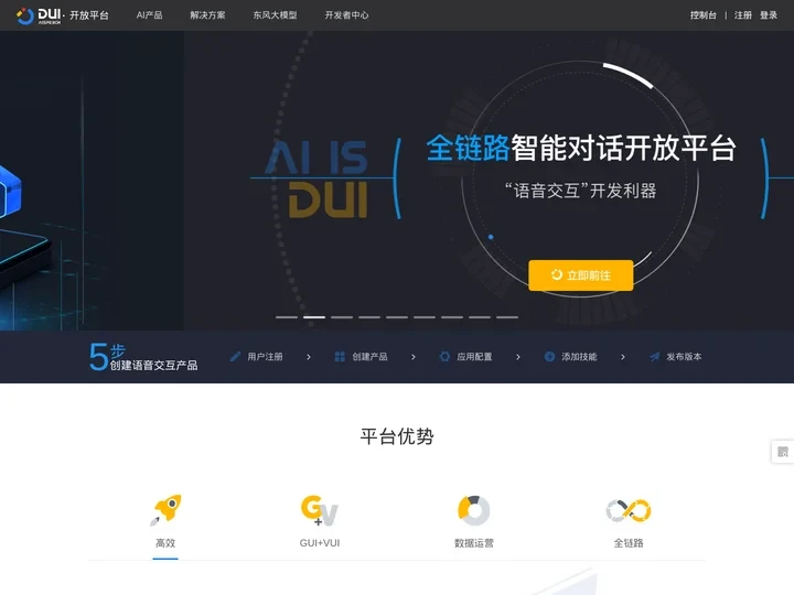 DUI开放平台-全链路智能对话开放平台-思必驰AISpeech