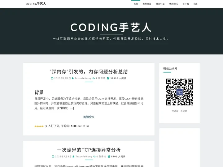 coding手艺人