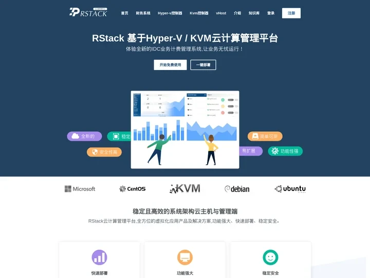 RStack-IDC机房财务管理系统,功能强大简单好用的IDC财务系统,VPS云服务器主机管理系统