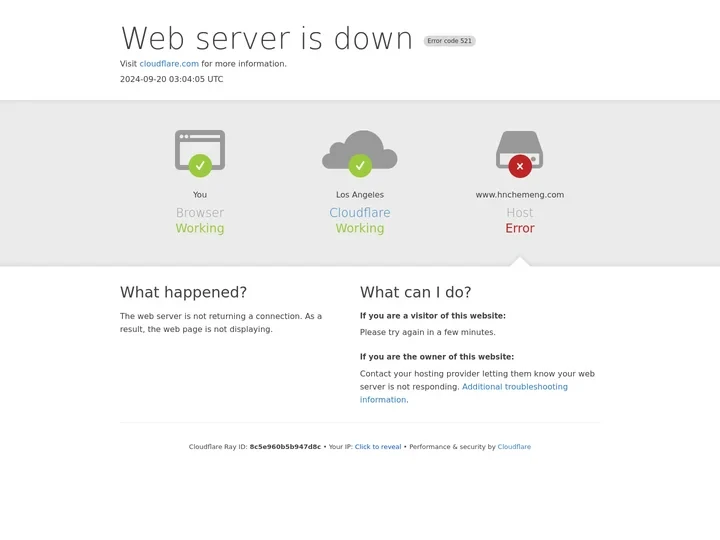 www.hnchemeng.com | 521: Web server is down