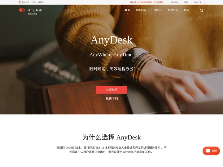 AnyDesk远程控制软件中文下载-AnyDesk中文网站