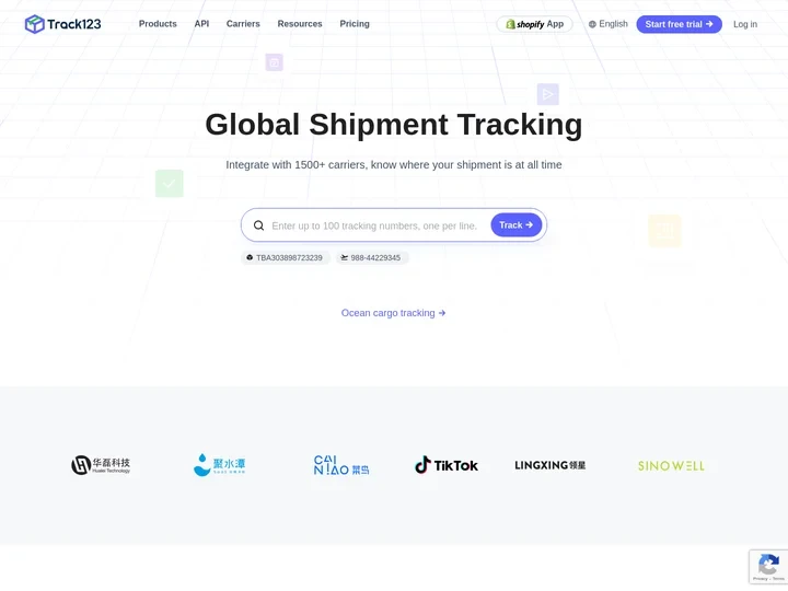 Track123 - All in one global shipment tracking platform