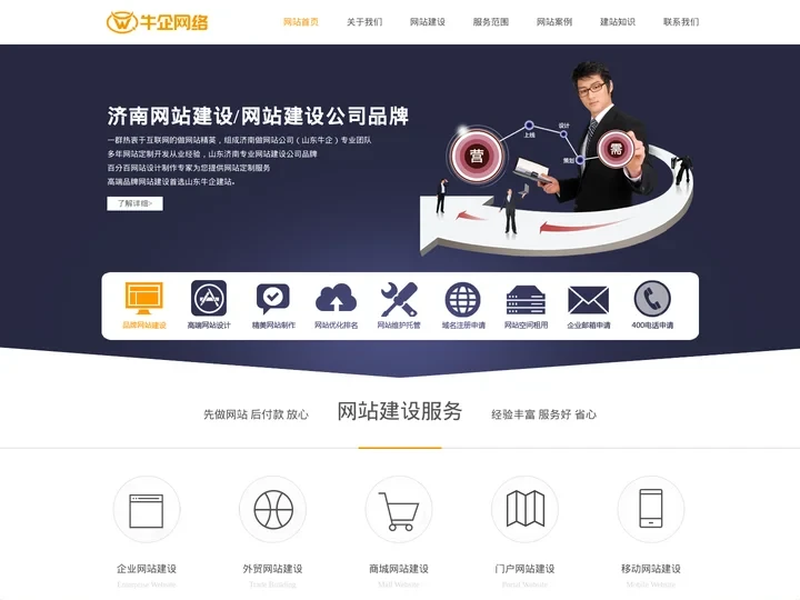 济南网站建设-网站制作-做网站-网络公司-山东牛企建站公司