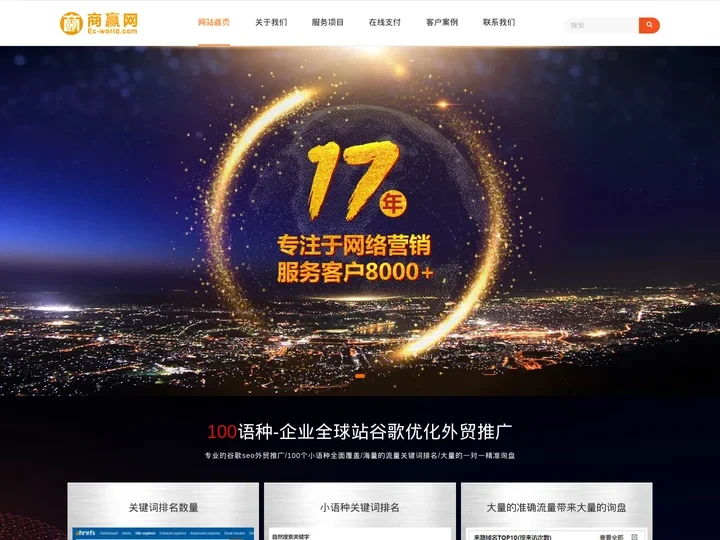 网站建设_网络推广_百度优化_外贸google谷歌seo_搜索引擎-商赢网