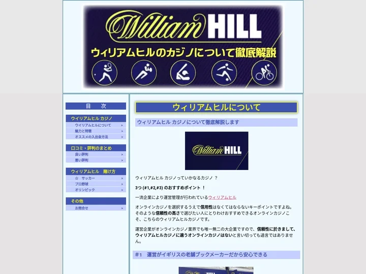 ウィリアムヒルカジノ全解説 | 賭けのプロが提供する詳細ガイド