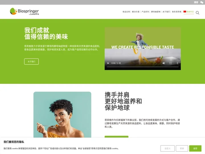 biospringer酵母抽提物,biospringer酵母公司,YE提取物厂家,biospringer思宾格产品手册-