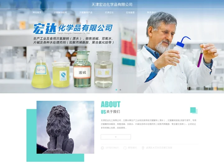 次氯酸钠-天津宏达化学品生产厂家