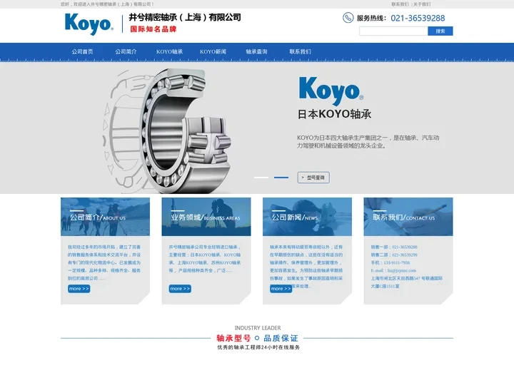 KOYO轴承,上海KOYO轴承,上海KOYO进口轴承_井兮精密轴承（上海）有限公司