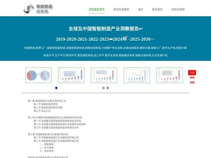 智能制造报告网-智能制造行业市场分析研究报告-智慧工厂产业洞察 📶