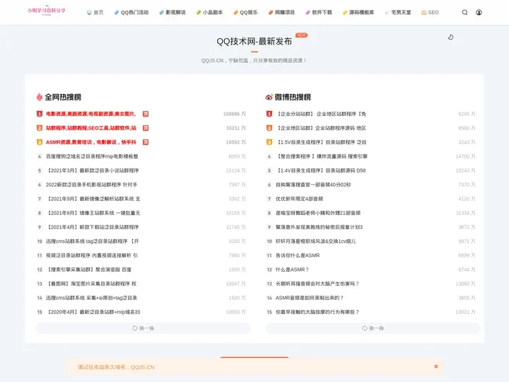 QQ技术网-小明学习资料分享小明学习资料分享 _ 分享QQ技术_关注最新QQ活动动态,掌握QQ第一资讯