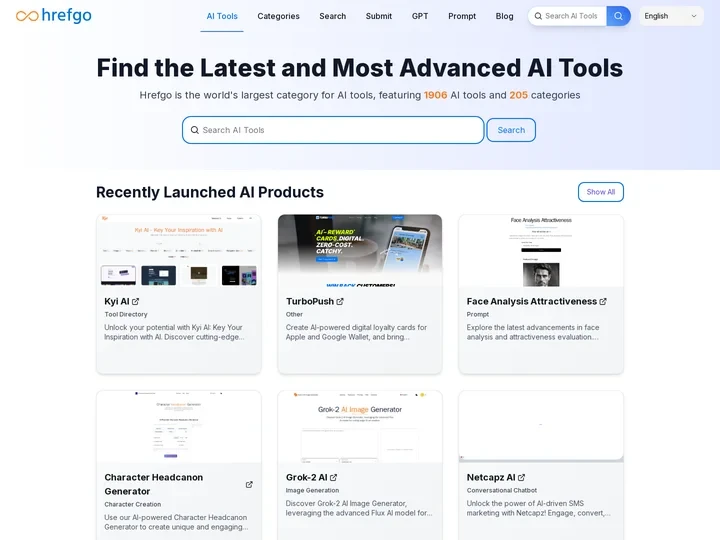 Find the Latest and Most Advanced AI Tools - Hrefgo