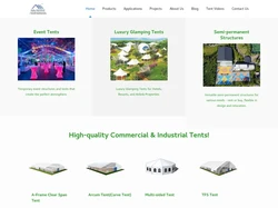 China Outdoor Aluminum PVC Tent and Glamping Tent Manufactur