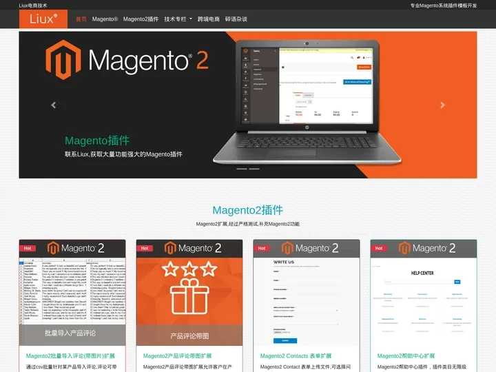 Liux电商技术 - 专业Magento系统插件模板开发