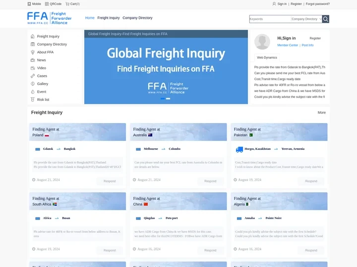 FFA Freight Forwarder Alliance_Global Freight Forwarder Asso