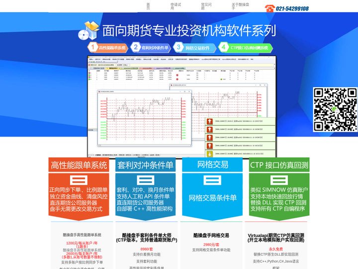 酷操盘手期货跟单软件、量化交易软件_官网首页