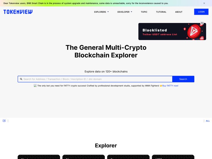 Blockchain Explorer - Block Explorer - API for Blockchain -