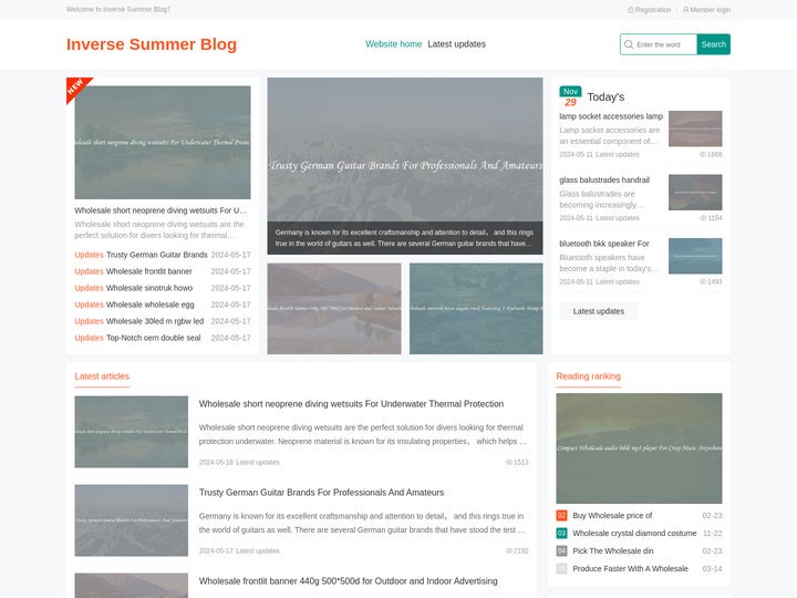 Inverse Summer Blog