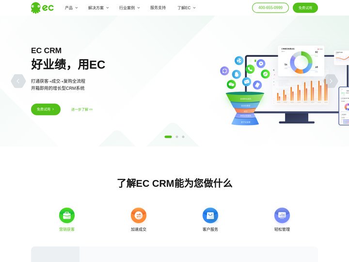 EC CRM系统_开箱即用增长型CRM-EC CRM官网