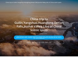 China trip to Guilin,Yangshuo,Huanglong,Detian Falls,Jiuzhai