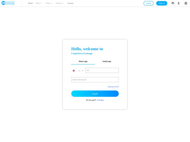 CryptoVerse Exchange