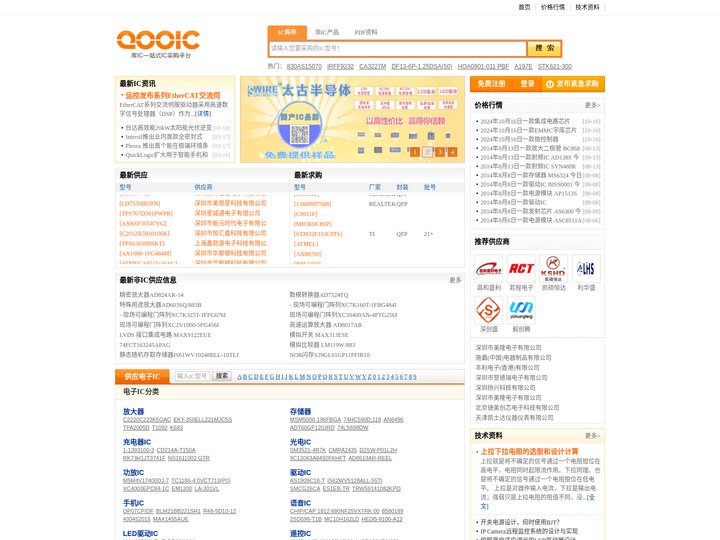 【库IC网（QooIC）】打造全球最活跃的IC交易平台