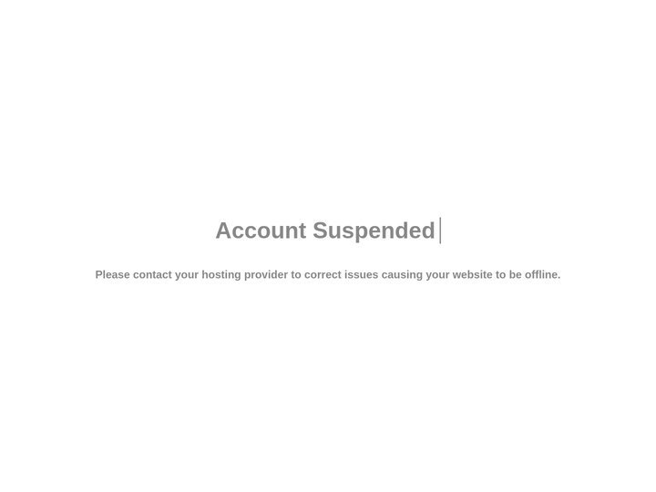 Account Suspended