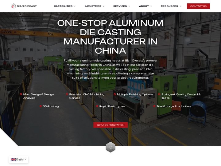 One-stop Aluminum Die Casting Manufacturer China | Bian Diec