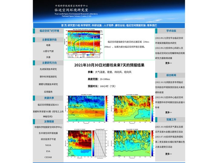 临近空间环境研究室--主页