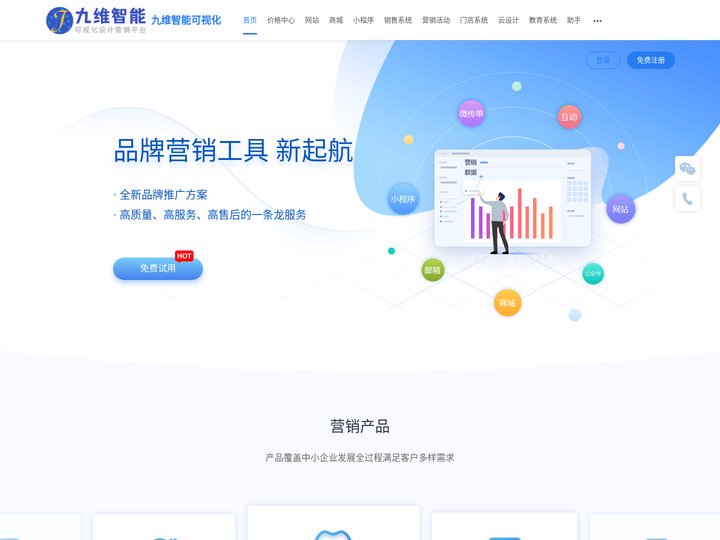 九维智能 - 可视化设计营销平台