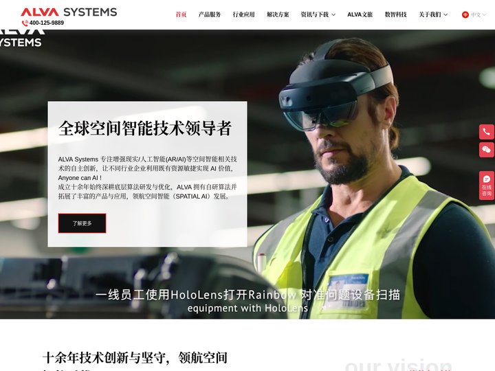 工业级AR/AI公司 | 空间智能技术与数字化转型专家 | ALVA Systems
