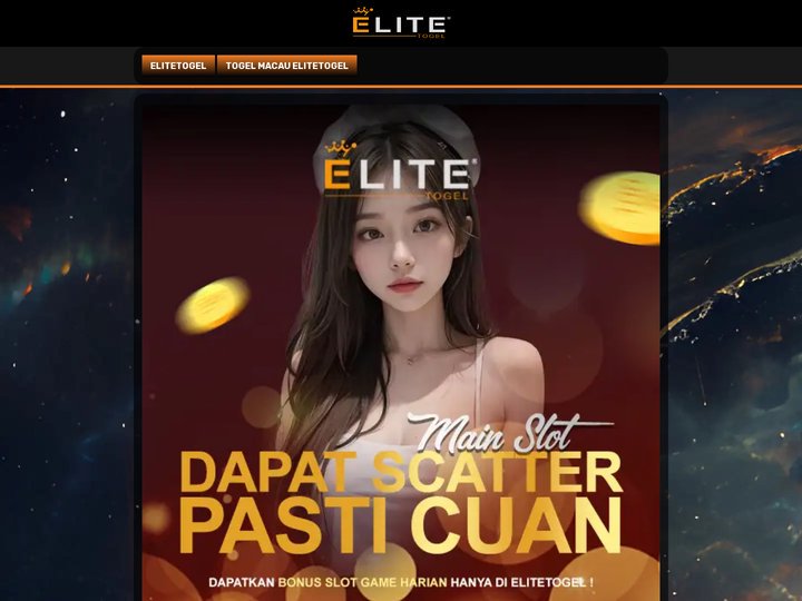 ELITETOGEL | SITUS TOGEL MACAU TERPERCAYA DENGAN PASARAN TER