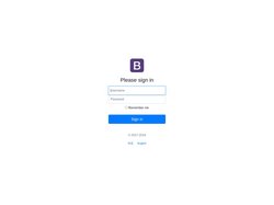 Signin Template for Bootstrap