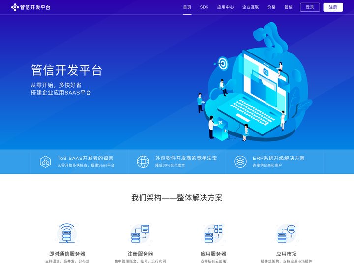 管信开发平台--从零开始多快好省打造企业云服务平台！