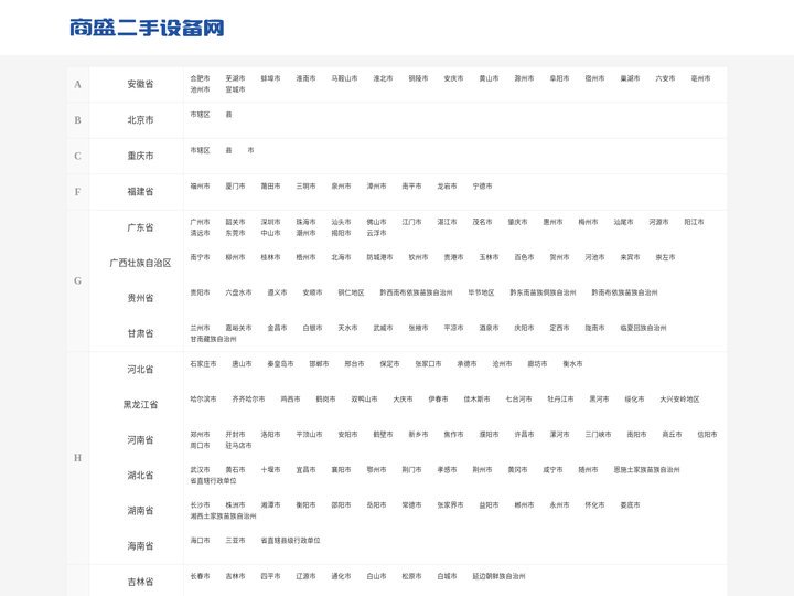 商盛二手设备网-企业废旧物资设备处置平台