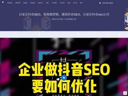 抖音SEO_石家庄抖音SEO运营/代运营公司 - 石家庄抖音seo公司