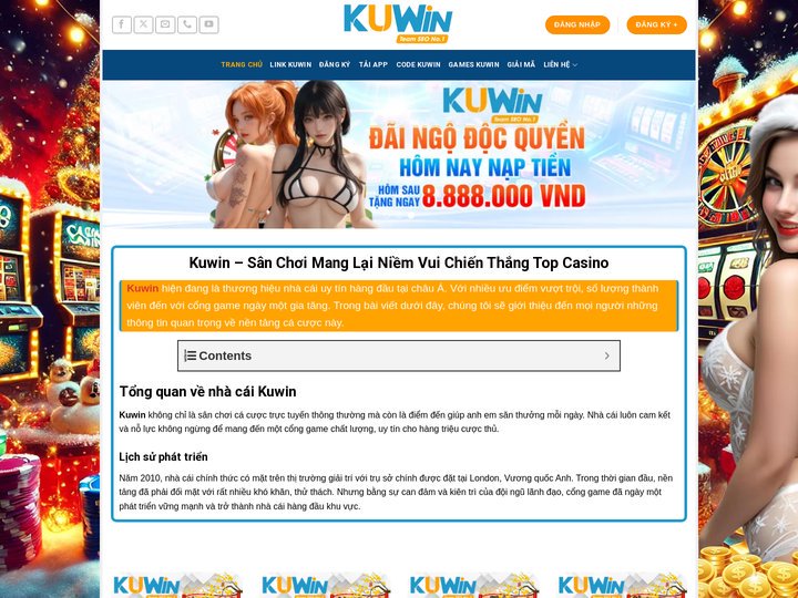 Kuwin - Sân Chơi Mang Lại Niềm Vui Chiến Thắng Top Casino