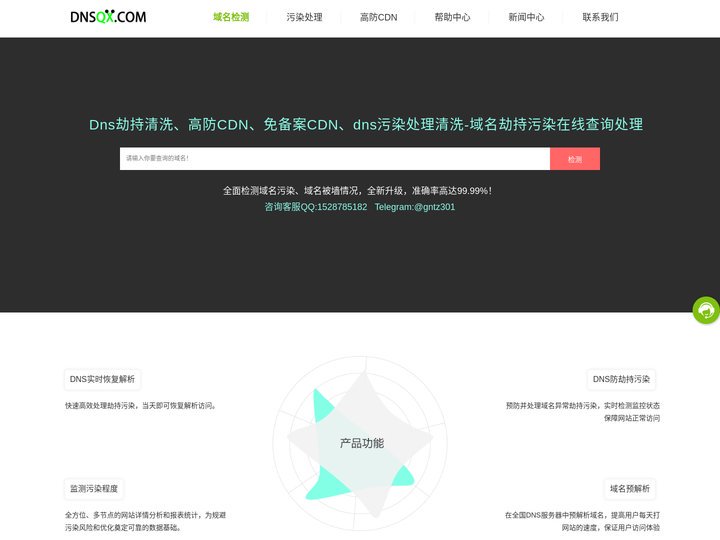 极速盾-dns劫持清洗-高防CDN-免备案CDN-dns污染处理清洗-域名劫持查询-域名污染在线处理！