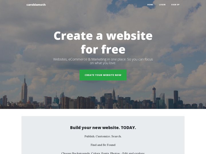 Create a website for free |caroldamoth